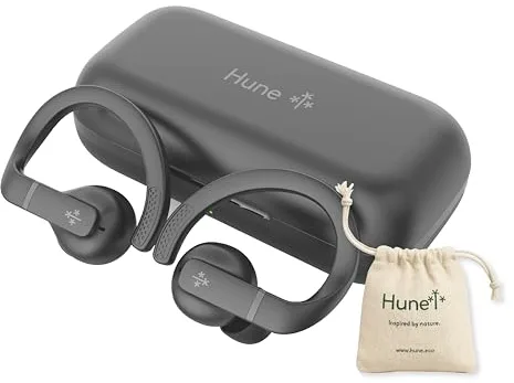 HUNE Auriculares Deportivos Cascos Inalámbricos TWS Bluetooth 5.4, 40h Autonomía, IPX5 Resistentes al Agua, Micrófono HD Ideal Gimnasio y Running Haba