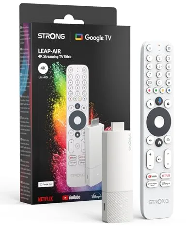 Strong Leap-Air TV Stick HDMI UltraHD 4K HDR10+ H.265/HEVC Dolby Audio Blanco