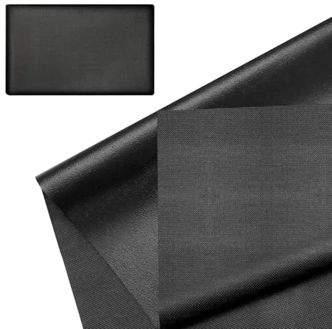 Cozary Mata Antideslizante para Coche 120×100 cm Negra – Recortable, Impermeable & Resistente a la Suciedad, Mata Antideslizante de PVC para Maletero, cajón, Alfombra, Mascota, Cocina