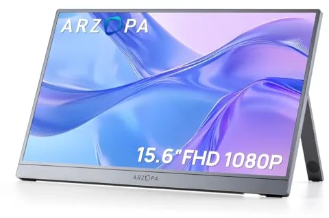 ARZOPA Monitor Portátil 15.6