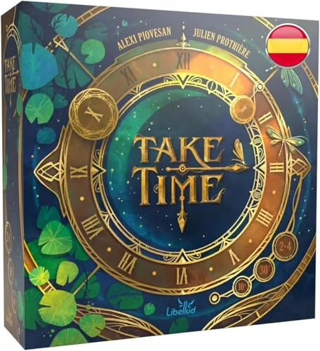 Asmodee Take Time, Juego cooperativo de deducción para 2 a 4 Jugadores a Partir de 10 años, Juego estratégico y dinámico, partidas de 25 Minutos, versión española