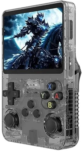 TYLATEK Consola Retro Portátil R36S 128 GB 20.000 juegos, Consola Portátil para Gamers Nostálgicos, Pantalla IPS 3.5'', 128GB con Miles de Juegos, Compatible con Nintendo DS, PSP y Más