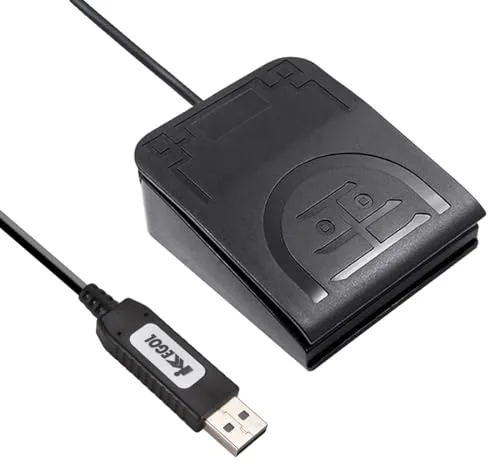 iKKEGOL Pedal mecánico USB mejorado de un solo pie, control de interruptor mecánico, programa de una tecla, teclado de computadora, mouse, juego de acción HID (pedal único)