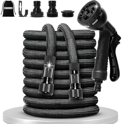 Manguera Jardin 7.5m – Poliester 3750D Alta Densidad y Conectores Metalizados Universales 1/2