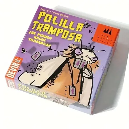 TopsPrime Polilla Tramposa, Juego de Cartas, Juego de Mesa para Niños, Party Game, Juego Rápido para Todas Las Edades y Fiestas