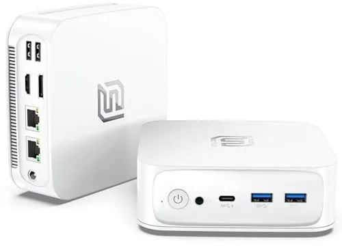 NAIKLULU Mini PC Computer Procesador N95 (1,0 a 3,4 GHz), 16GB RAM 1TB SSD Mini Ordenador PC Sobremesa, Micro Desktop Soporta Pantallas 4K, Win 11 Pro/Tipo-C/HDMI/RJ45(Gigabit Ethernet)